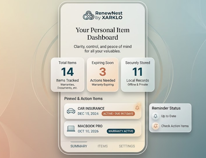 RenewNest dashboard preview